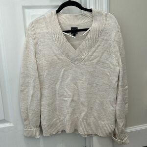Knit V-neck sweater